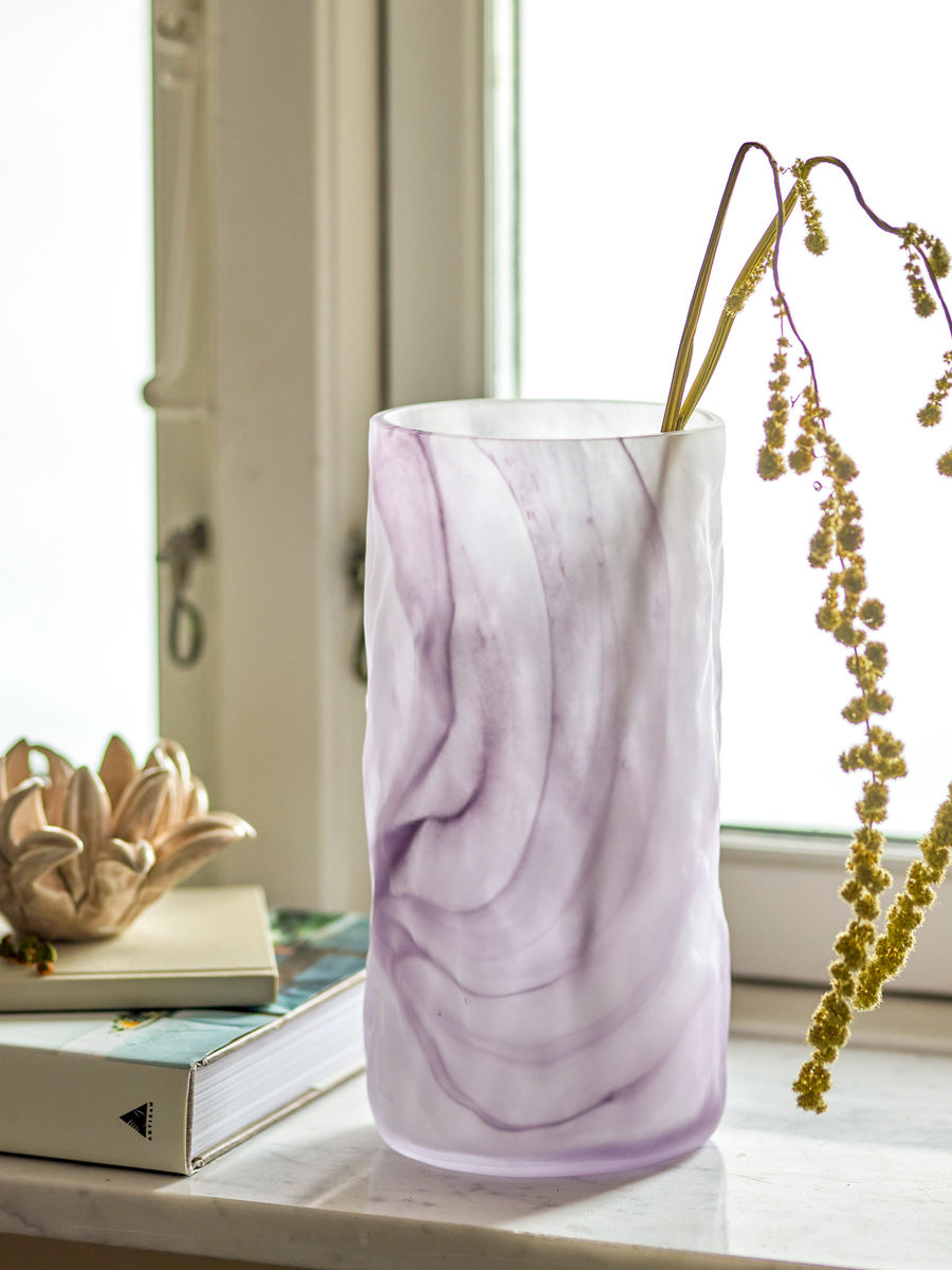 Bloomingville Moore Vase, Lilla, Glas - Bloomingville - DesignGaragen.dk