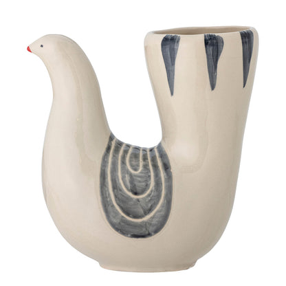 Bloomingville Trudy Vase, Hvid, Stentøj