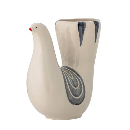 Bloomingville Trudy Vase, Hvid, Stentøj