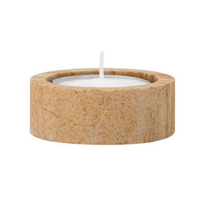 Bloomingville Dalin Votive &amp; Candle Holder, Brun, Sandsten