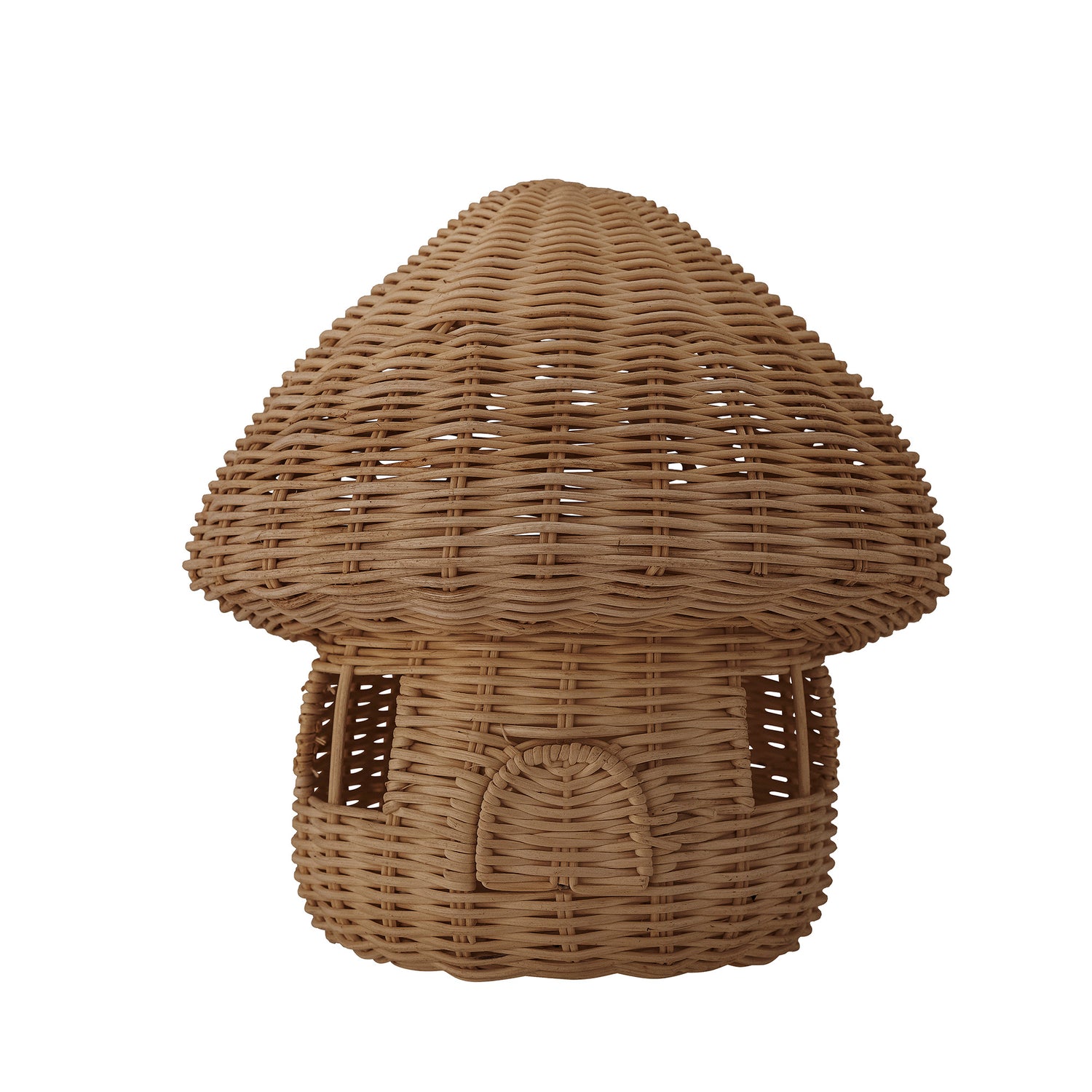 Dodi Dukkehus m/Låg, Brun, Rattan - D23xH25 cm - BLOOMINGVILLE MINI - DesignGaragen.dk