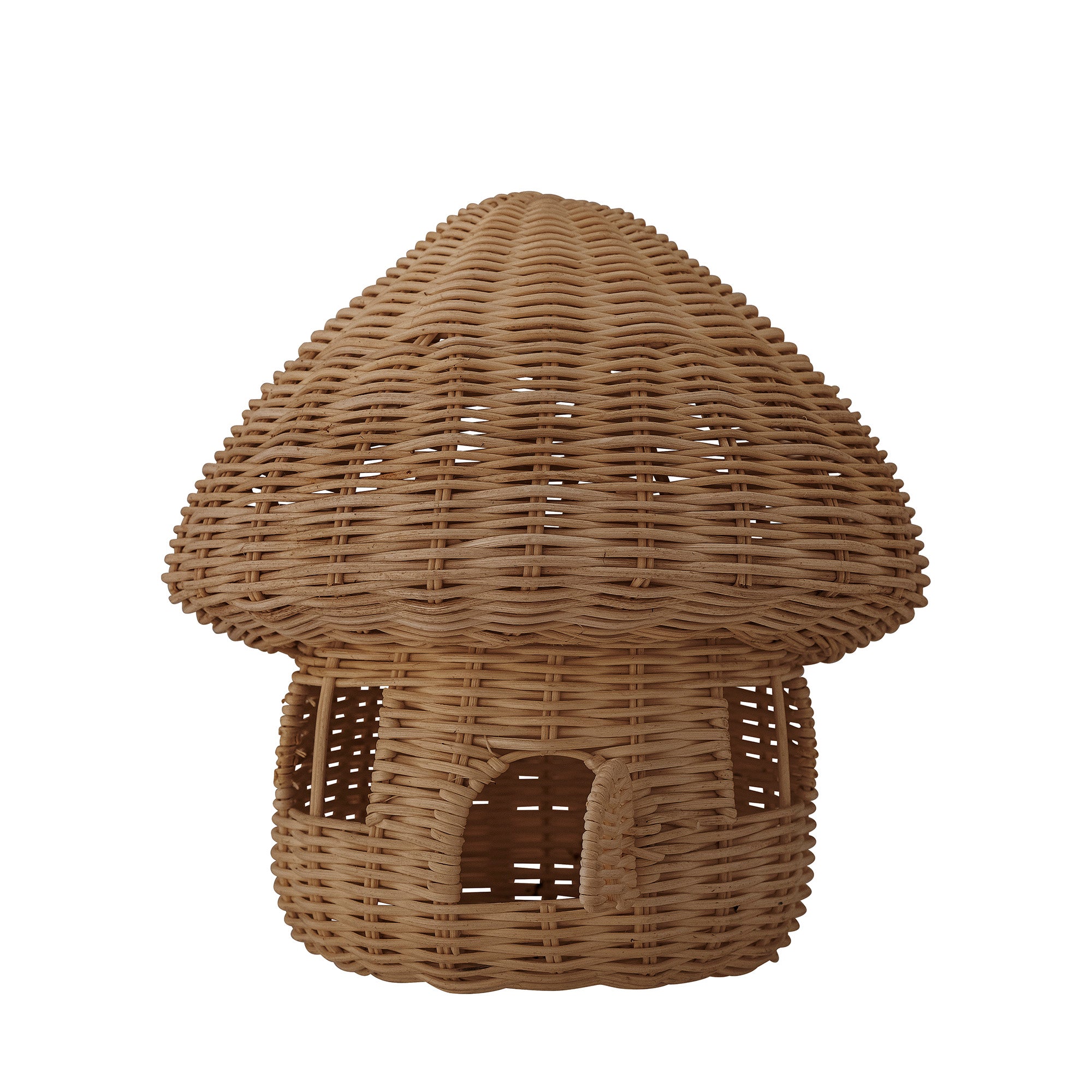 Dodi Dukkehus m/Låg, Brun, Rattan - D23xH25 cm - BLOOMINGVILLE MINI - DesignGaragen.dk